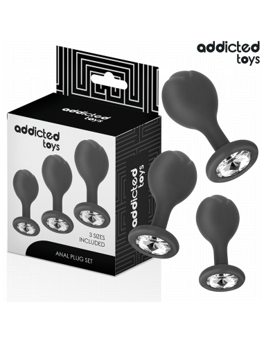 ADDICTED TOYS - SET OF 3 ANAL PLUG SILICONE...