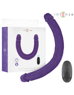 INTENSE - GUNTER DILDO DOUBLE VIBRATOR 40 CM PURPLE...
