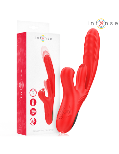 INTENSE - ROSALIA VIBRADOR MULTIFUNCIÓN 3 EN 1...
