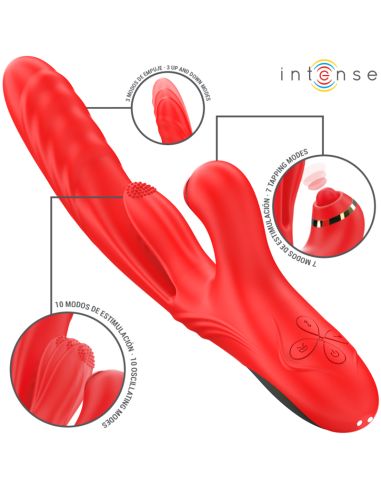 INTENSE - ROSALIA VIBRADOR MULTIFUNCIÓN 3 EN 1...