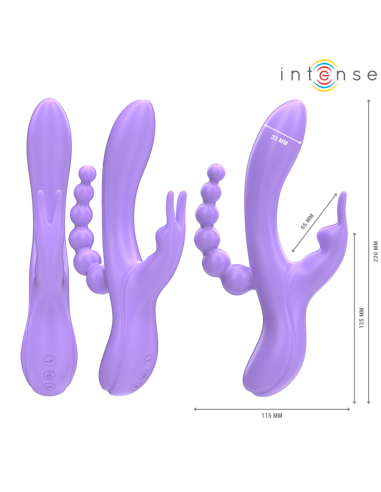 INTENSE - MIKO TRIPLE VIBRADOR RABBIT...