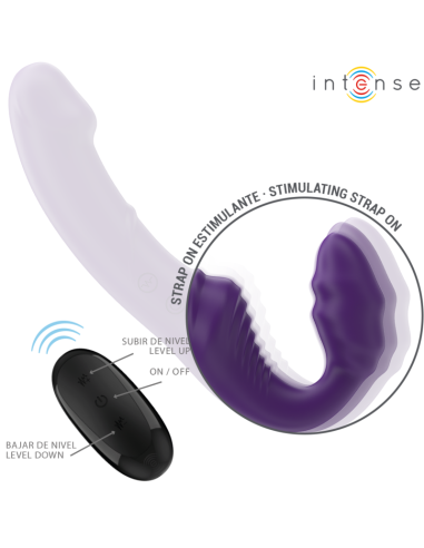 INTENSE - JILL VIBRADOR DOBLE 20 CM VIOLETA...