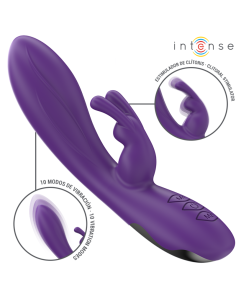 INTENSE - RANDALL VIBRADOR RABBIT 10 VIBRACIONES MORADO 2