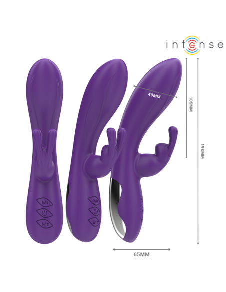 INTENSE - RANDALL VIBRADOR RABBIT 10 VIBRACIONES MORADO