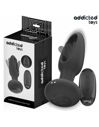 ADDICTED TOYS - ANAL PLUG WITH VIBRATING TONGUE...