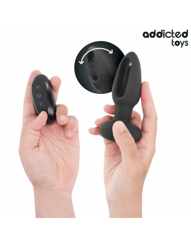 ADDICTED TOYS - ANAL PLUG WITH VIBRATING TONGUE...