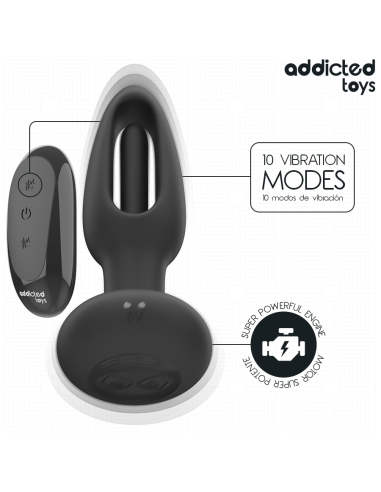 ADDICTED TOYS - ANAL PLUG WITH VIBRATING TONGUE...