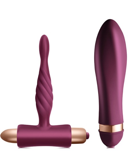 CLIMAXIMUM - DARE KIT TWISTED VIBRATOR + ANAL PLUG BEGINNER