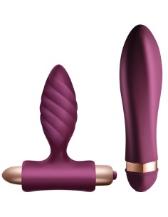 CLIMAXIMUM - DESIRE KIT TWISTED VIBRATOR + ANAL PLUG