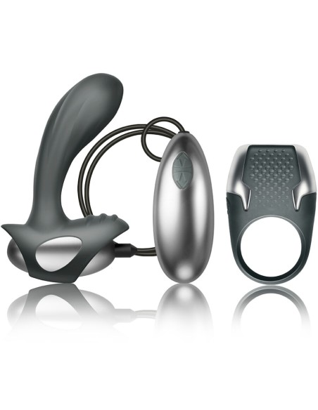 CLIMAXIMUM - EXCITE KIT COCK RING + WIRE PROSTATE MASSAGER