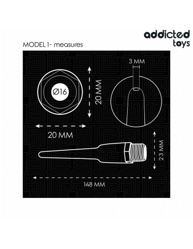 ADDICTED TOYS - ANAL CLEANER WITH UNIVERSAL...