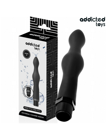 ADDICTED TOYS - ANAL CLEANER WITH UNIVERSAL ADAPTER MODEL 3