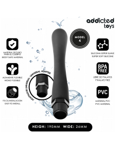 ADDICTED TOYS - ANAL CLEANER WITH UNIVERSAL ADAPTER MODEL 4 2