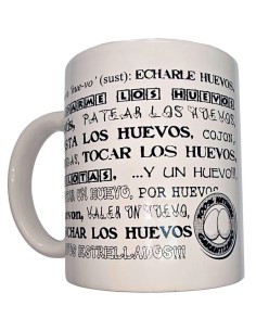 DIABLO PICANTE - WHITE MUG WITH BALLS SYNONYMS 370 ML