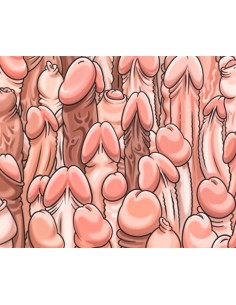 DIABLO PICANTE - COLOR MOUSE PAD WITH PENISES DESIGN