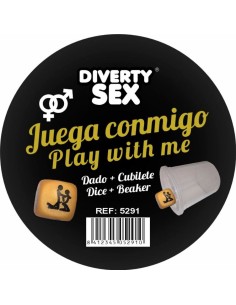 DIABLO PICANTE - GOLDEN HARD DICE WITH POSITIONS AND CUBE