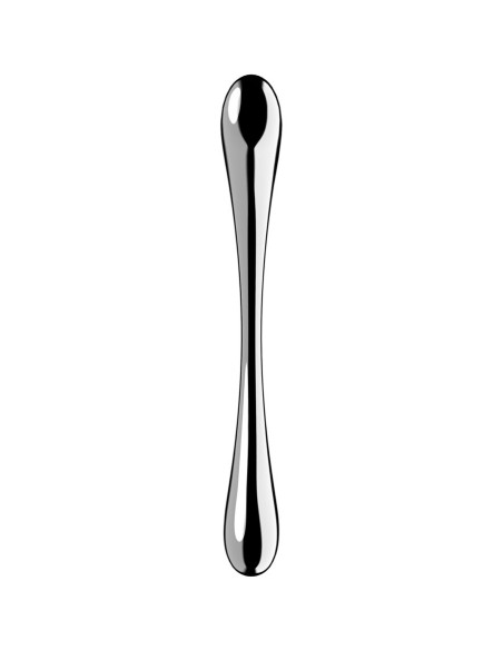 SATISFYER - COSMIC CREST 1 STAINLESS STEEL DOUBLE-ENDED DILDO