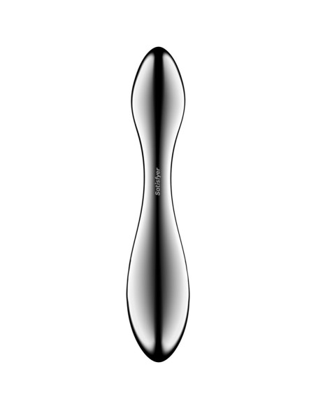SATISFYER - PURE GRAVITY 3 STAINLESS STEEL DOUBLE-ENDED DILDO
