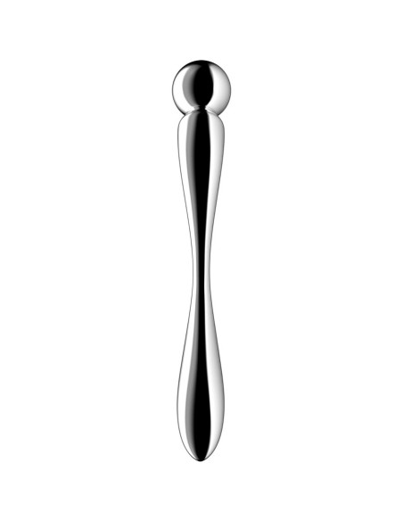 SATISFYER - STAR FORCE 2 STAINLESS STEEL DOUBLE-ENDED DILDO
