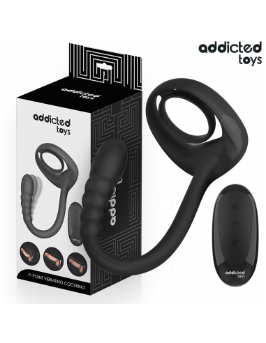 ADDICTED TOYS - P-SPOT VIBRATING COCK RING...