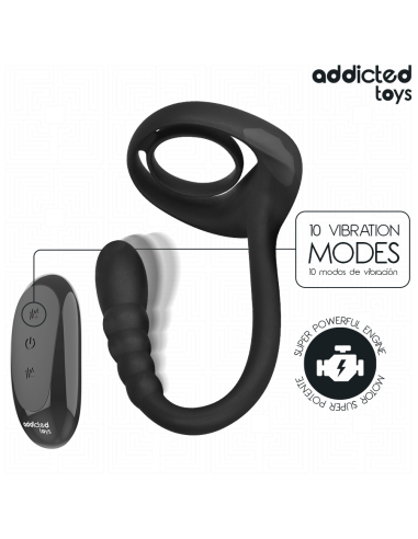 ADDICTED TOYS - P-SPOT VIBRATING COCK RING...