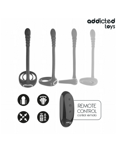 ADDICTED TOYS - P-SPOT VIBRATING COCK RING...