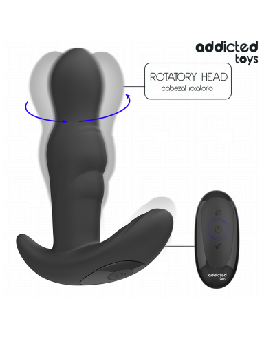 ADDICTED TOYS - ROTATING VIBRATING ANAL PLUG...