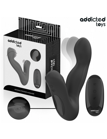 ADDICTED TOYS - OSCILLATING PROSTATE MASSAGER WITH PULSATION MODE REMOTE CONTROL