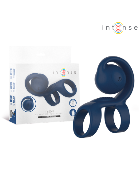 INTENSE - TYSON COCK RING WITH VIBRATING BALL Ø 3.2 CM