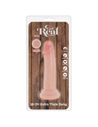 GET REAL - DELUXE THICK DOUBLE-DENSITY TPE DONG...