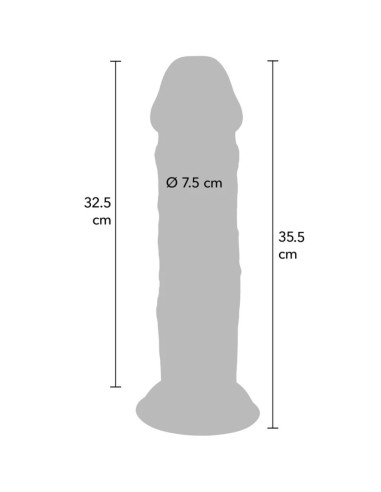 GET REAL - DELUXE THICK DOUBLE-DENSITY TPE DONG...
