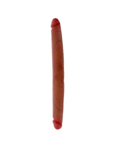 GET REAL - DOUBLE-ENDED SILICONE DILDO CARAMEL...