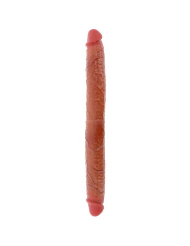 GET REAL - DOUBLE-ENDED SILICONE DILDO CARAMEL...