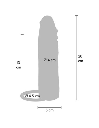GET REAL - HYDRATED SKIN SILICONE PENIS SLEEVE...