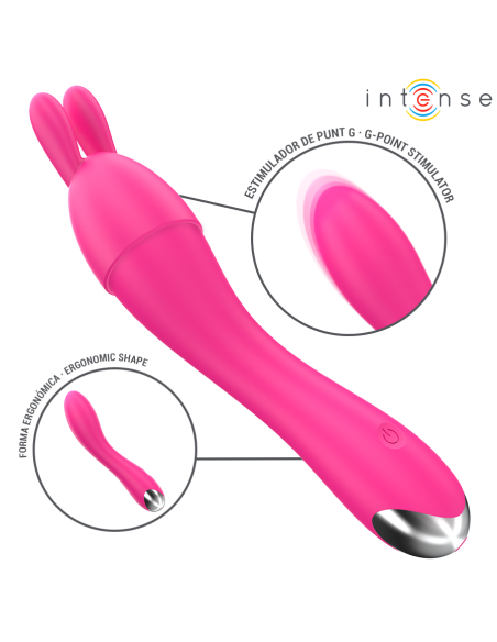 INTENSE - CHER VIBRATOR WITH 20 PATTERNS AND INTERCHANGEABLE HEADS