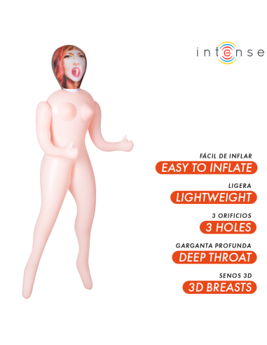 INTENSE DOLLS - SCARLETT INFLATABLE DOLL WITH...