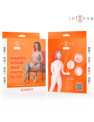 INTENSE DOLLS - SCARLETT INFLATABLE DOLL WITH...