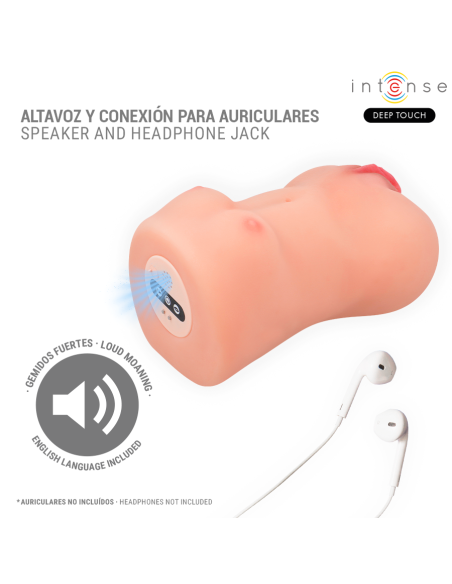 INTENSE DEEP TOUCH - CATHERINE VIBRATOR  SUCTION MASTURBATOR WITH VOICE