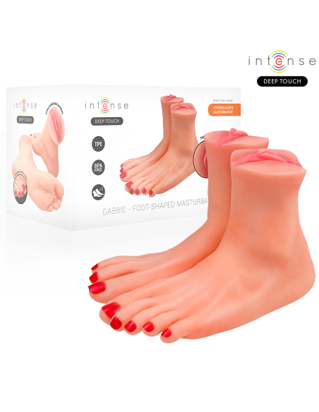 INTENSE DEEP TOUCH - GABBIE MASTUBADOR DE DOS PIEZAS EN FORMA DE PIE