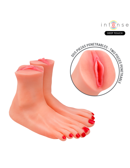 INTENSE DEEP TOUCH - GABBIE MASTUBADOR DE DOS PIEZAS EN FORMA DE PIE