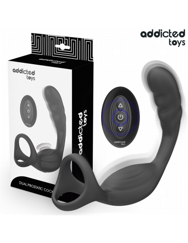 ADDICTED TOYS - DUAL PROSTATIC COCK RING REMOTE...