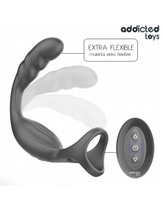 ADDICTED TOYS - DUAL PROSTATIC COCK RING REMOTE CONTROL 2