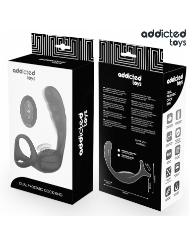 ADDICTED TOYS - DUAL PROSTATIC COCK RING REMOTE...