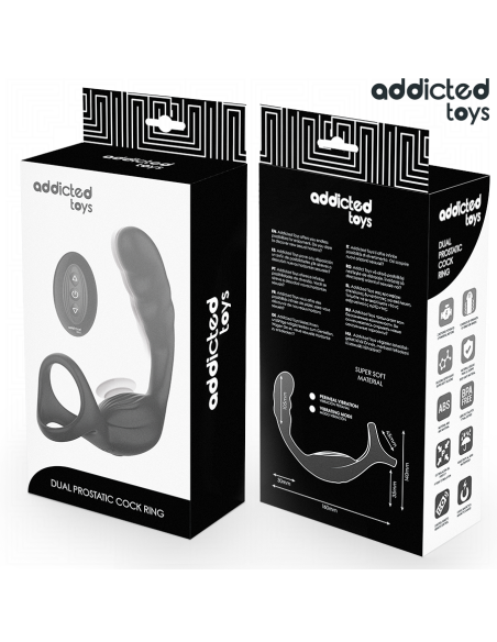 ADDICTED TOYS - DUAL PROSTATIC COCK RING REMOTE CONTROL