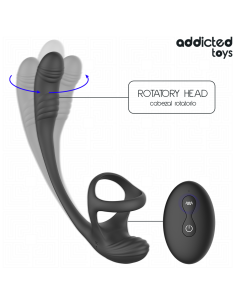 ADDICTED TOYS - ANAL PLUG WITH VIBRATION AND 360 WAVING...