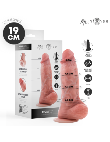 MR INTENSE - SMALL SPENCER SILICONE DILDO 19 CM...