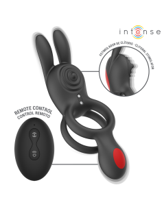 INTENSE - QUINN DOUBLE VIBRATION RING REMOTE CONTROL