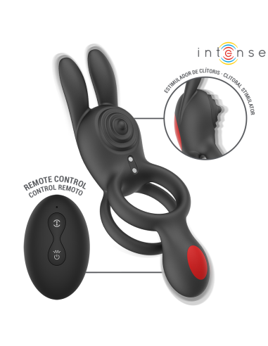 INTENSE - QUINN DOUBLE VIBRATION RING REMOTE...
