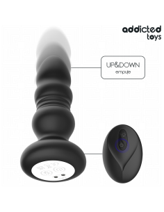 ADDICTED TOYS - THRUSTING VIBRATING ANAL PLUG, LED LIGHT... 2