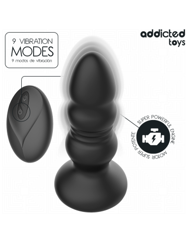 ADDICTED TOYS - THRUSTING VIBRATING ANAL PLUG,...